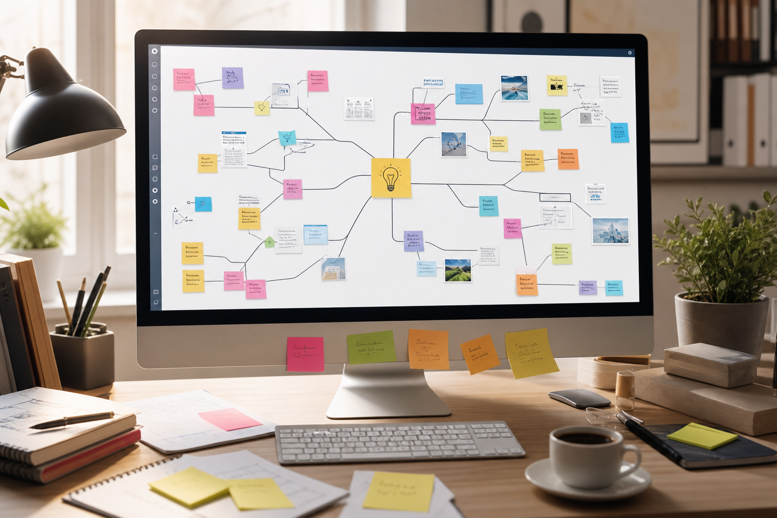 la carte mental , mindmap ou encore mindchart